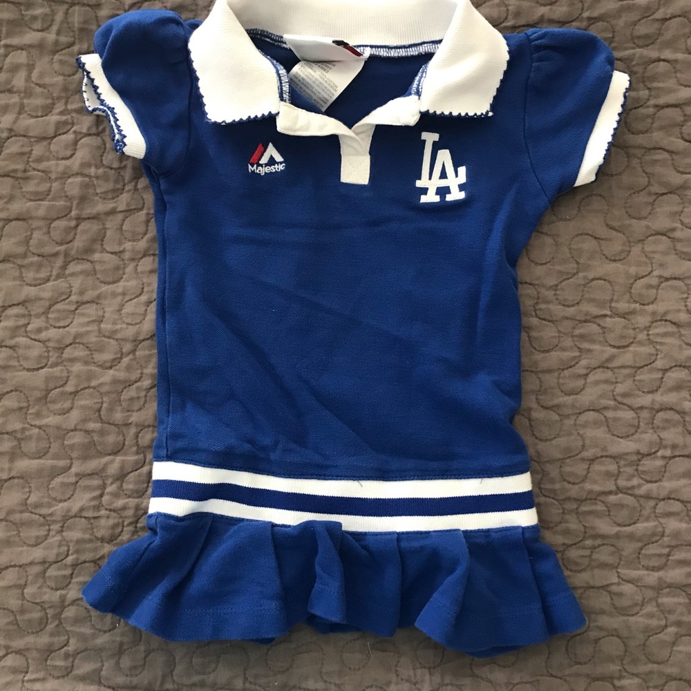 Toddler Girls LA Dodgers Spirit Cheer Dress 2T